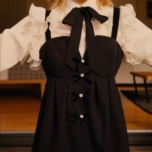 ZARA JEWEL BUTTON STRAPPY DRESS